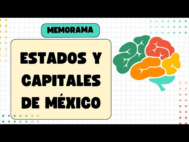 memorama estados y capitales de mexico