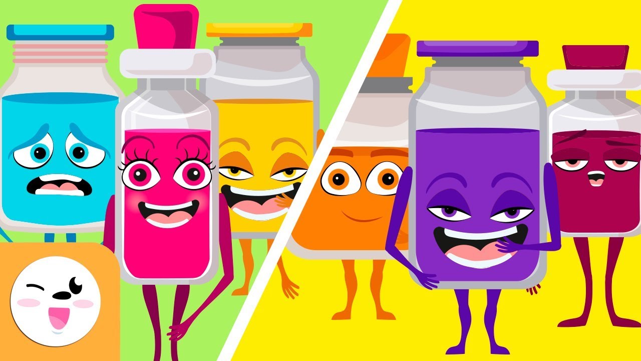 mezcla de colores primarios y secundarios