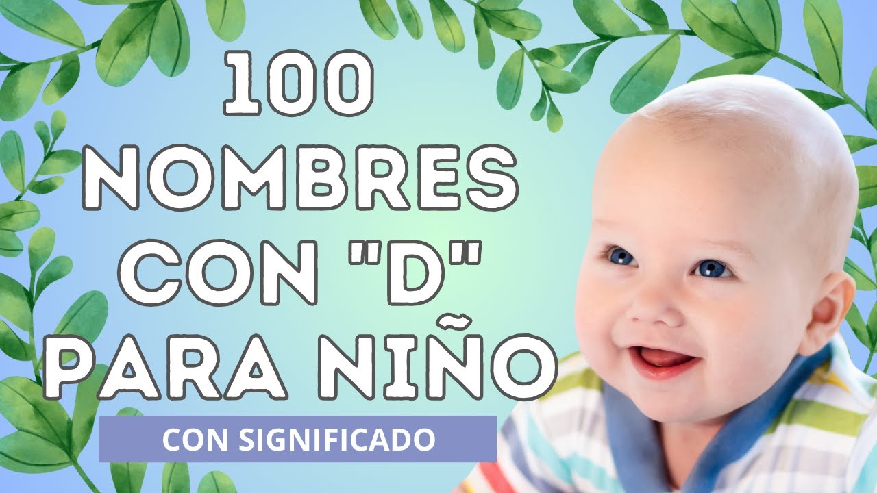 nombres con la d para niños
