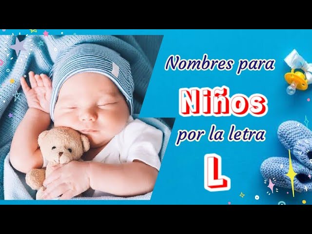 nombres para niños con la letra l