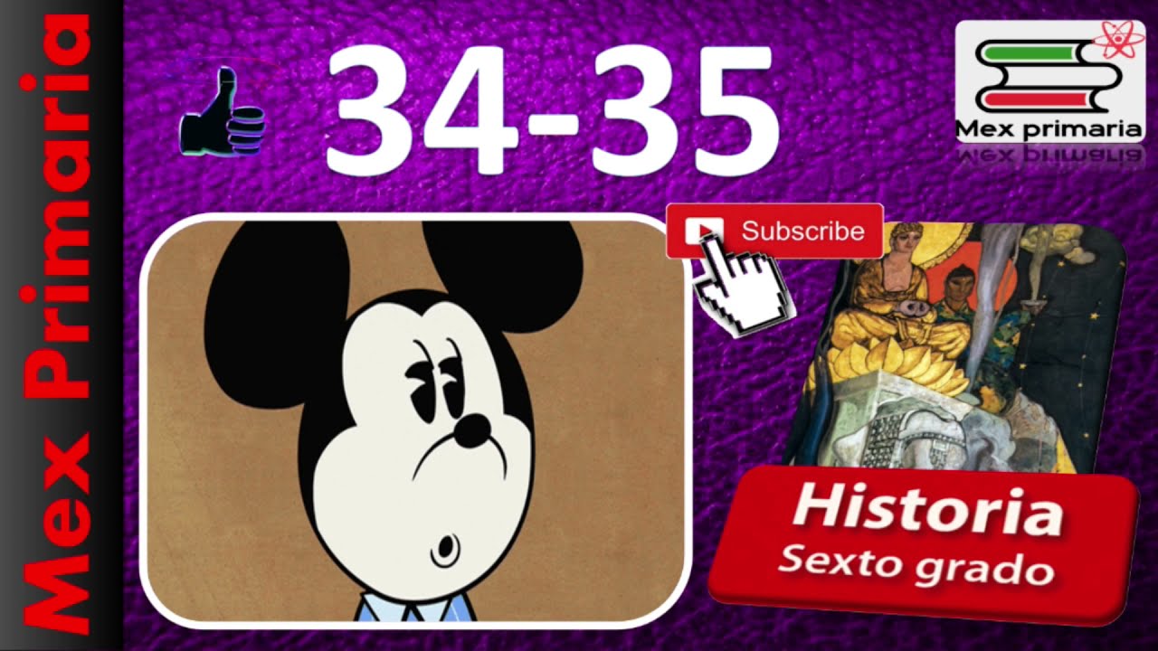 pagina 34 de historia 6 grado