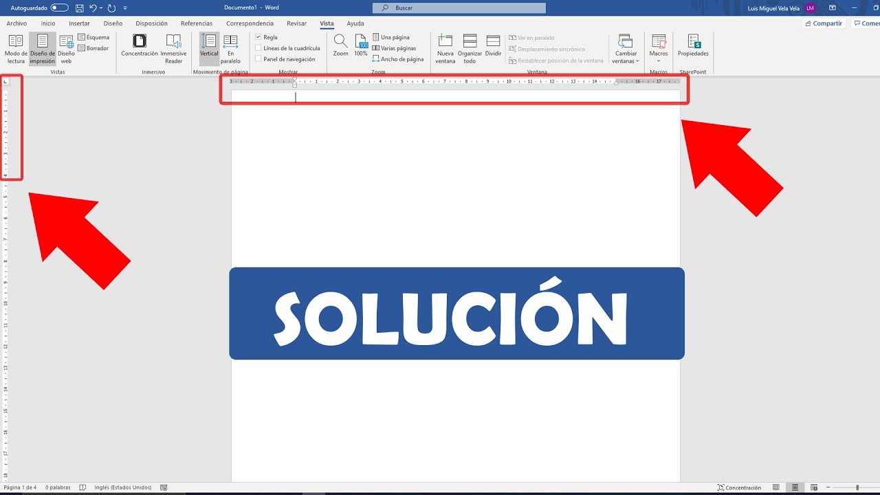 parte inferior y superior de una hoja