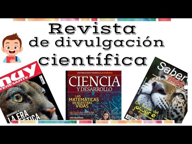 partes de la revista de divulgación científica