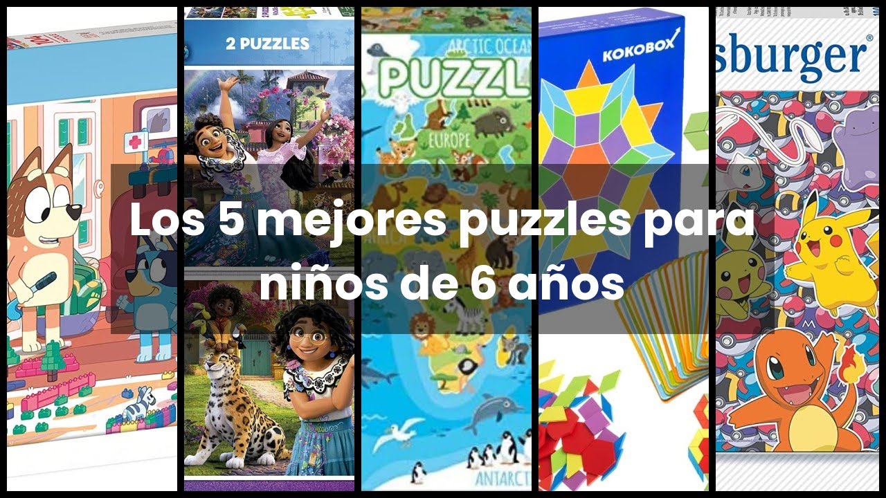 puzzles para niños de 6 a 8 años