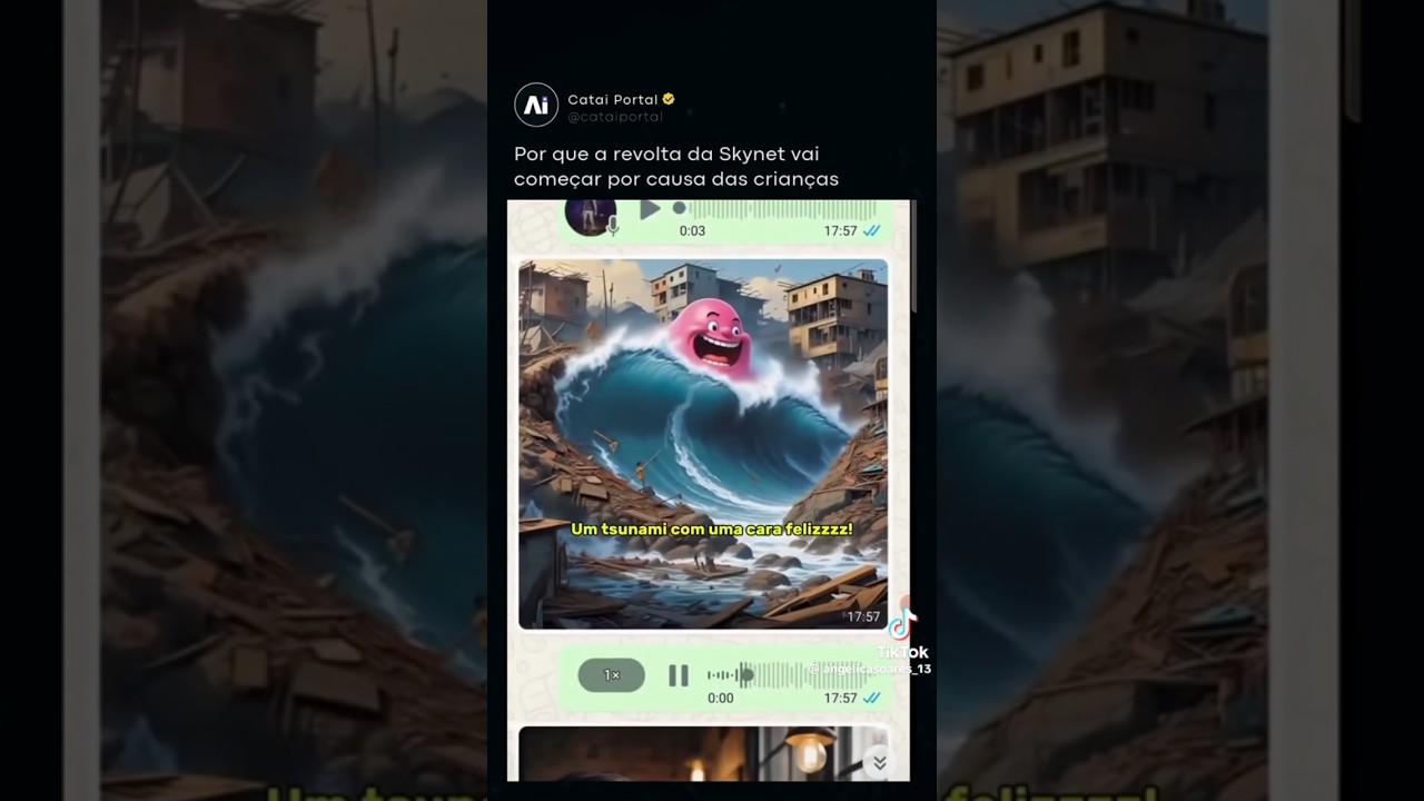 que le dice una ola a otra