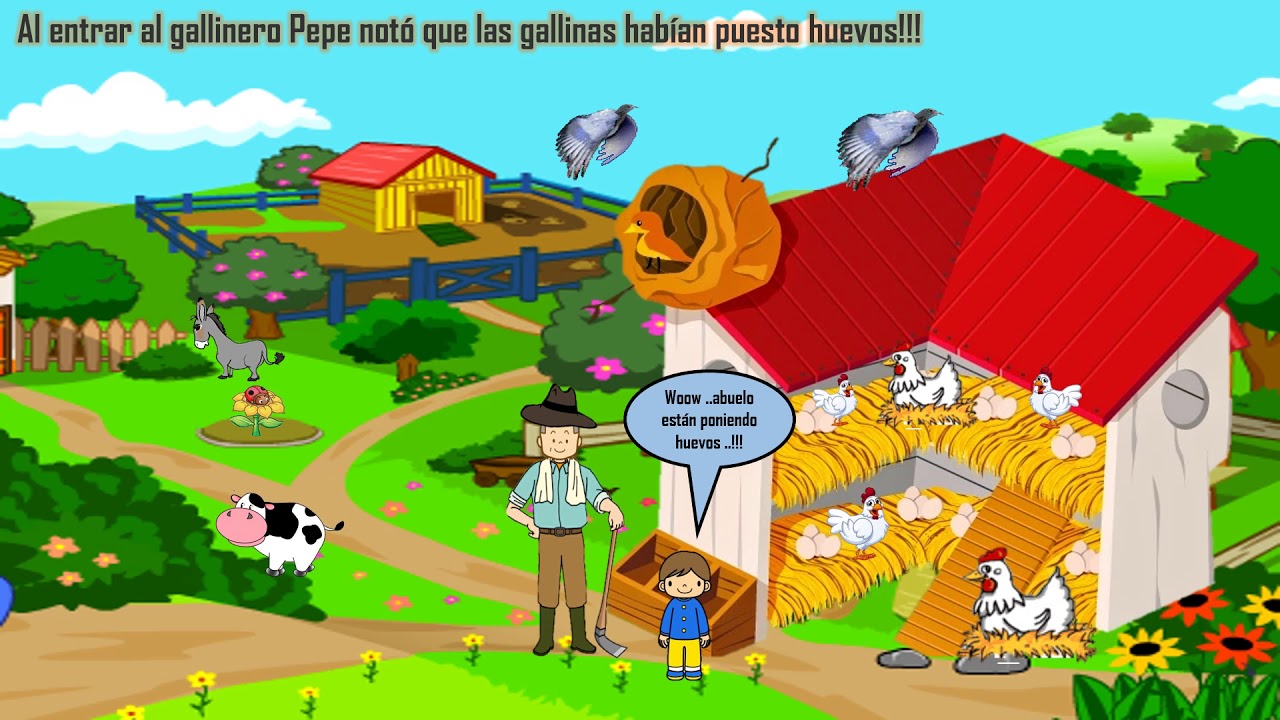 un dia en la granja cuento