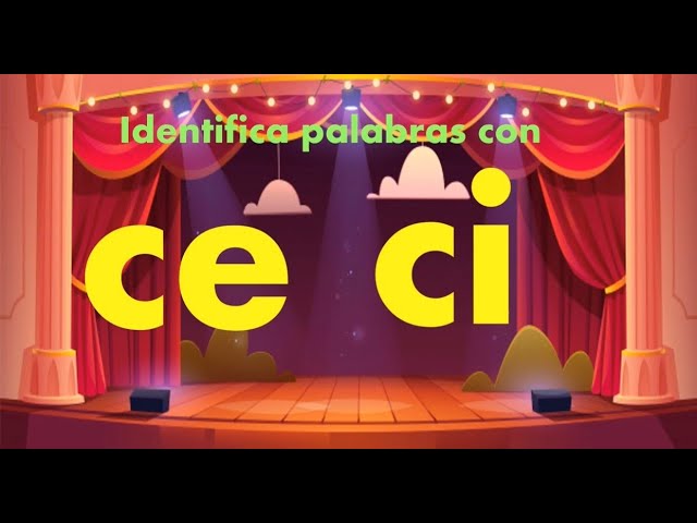 20 palabras con ce y ci