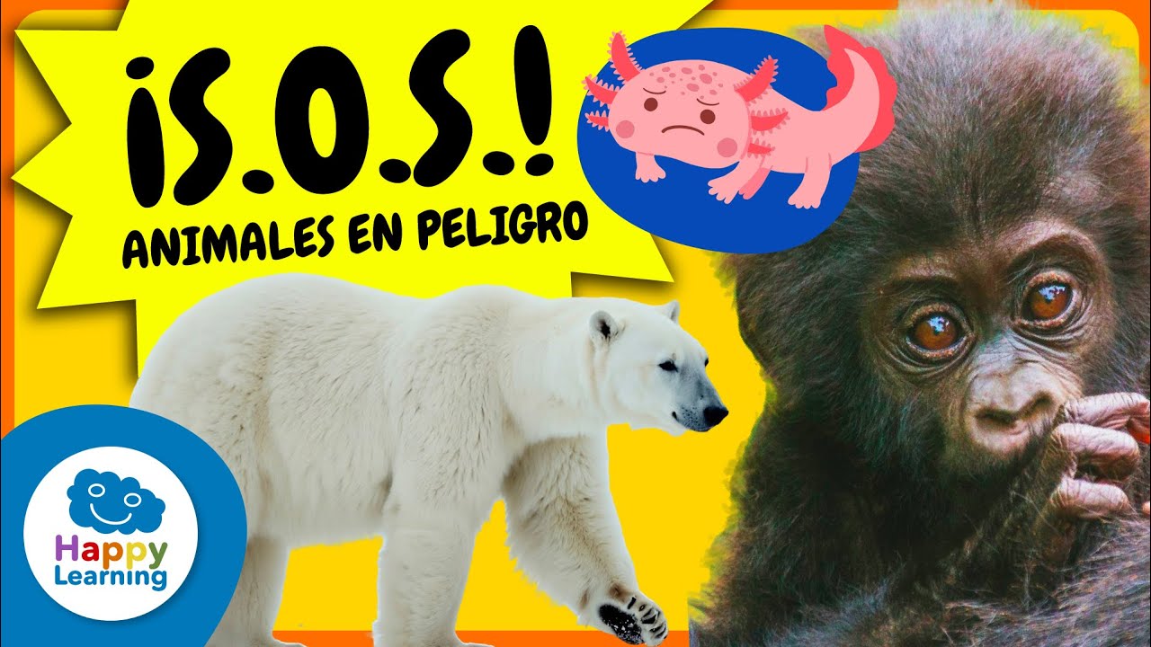 animales en peligro de extinción actividades