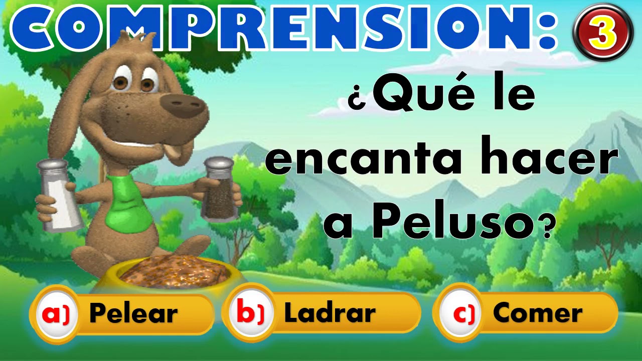 comprension de lectura para niños de cuarto grado