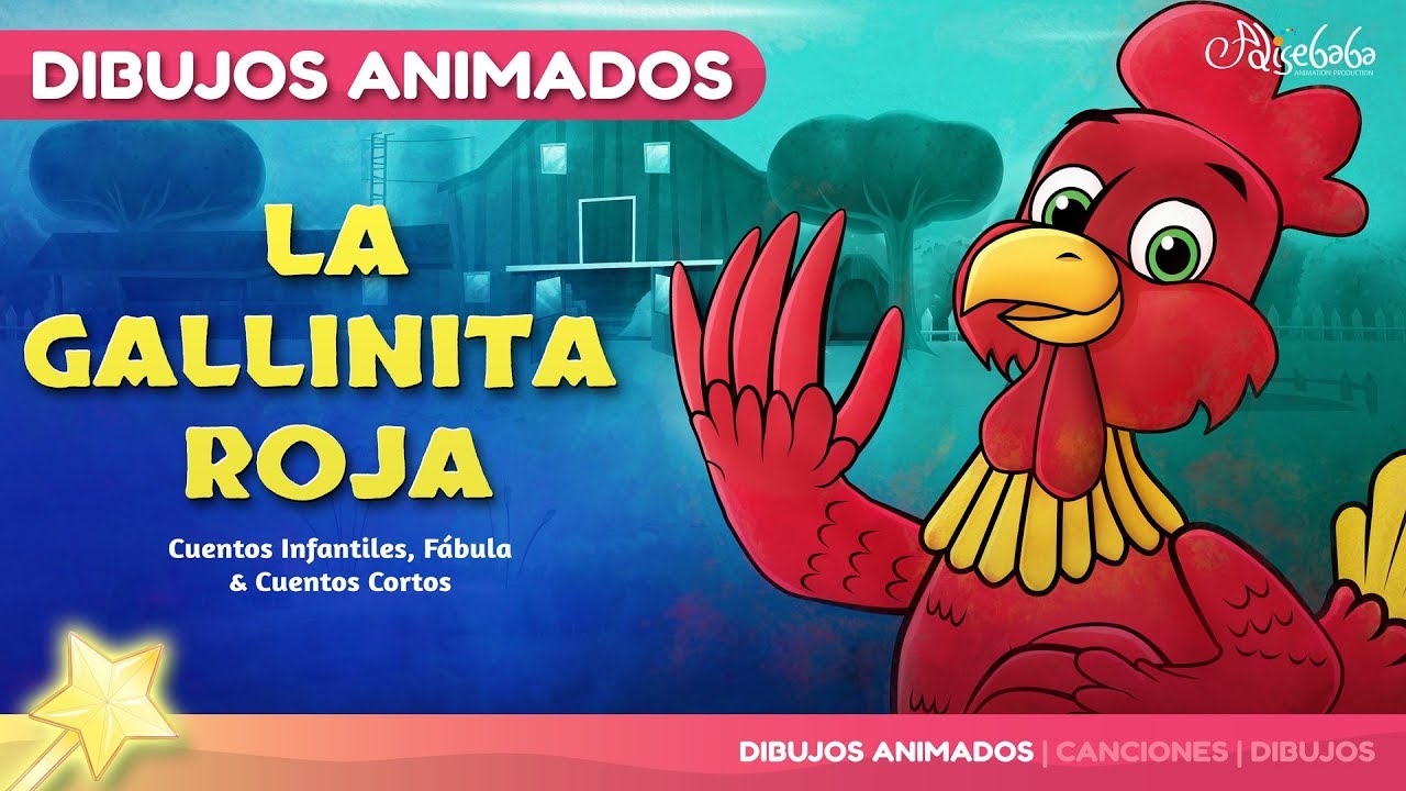 cuento de la gallinita roja para leer