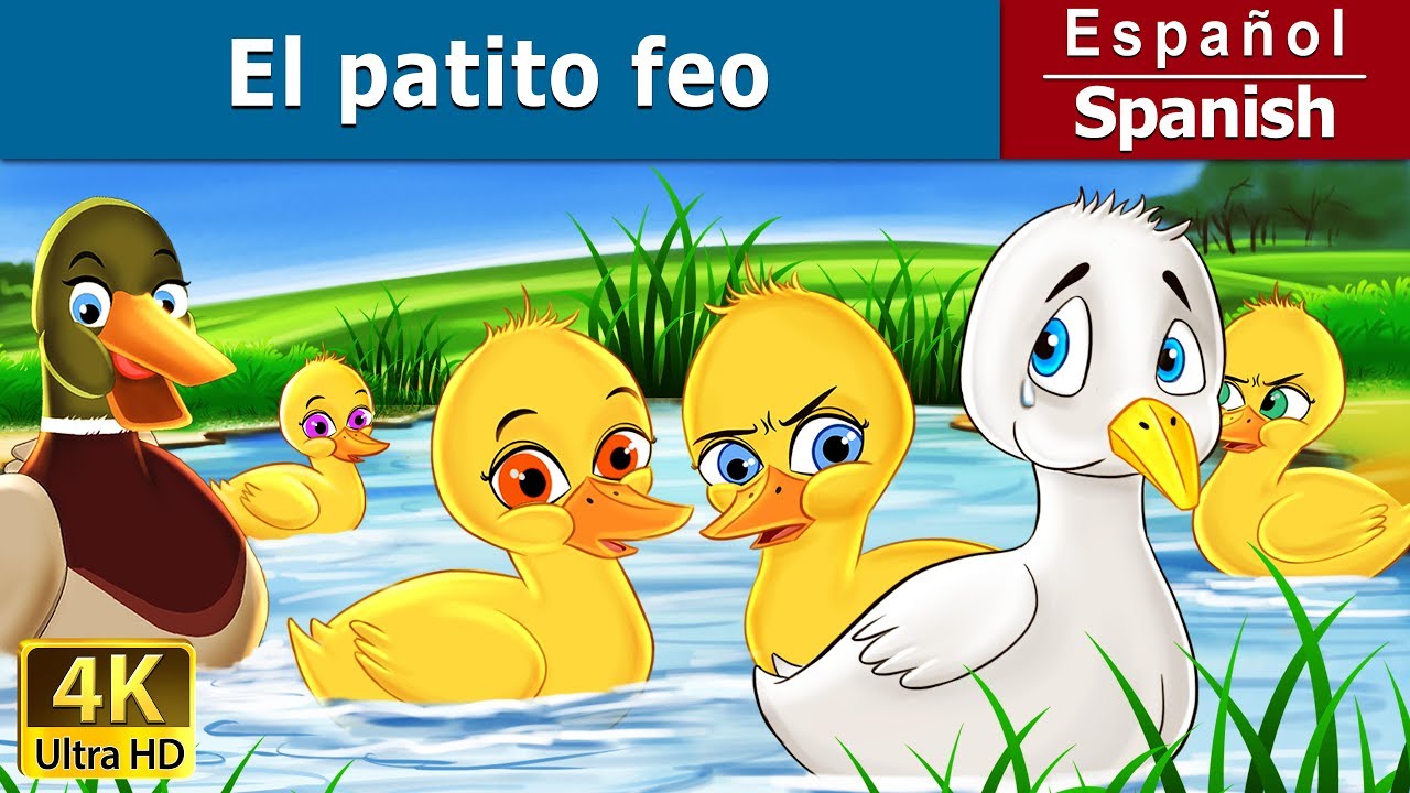 cuento del patito feo corto e ilustrado