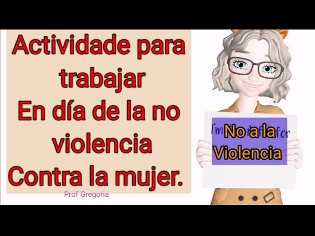 dia de la no violencia actividades