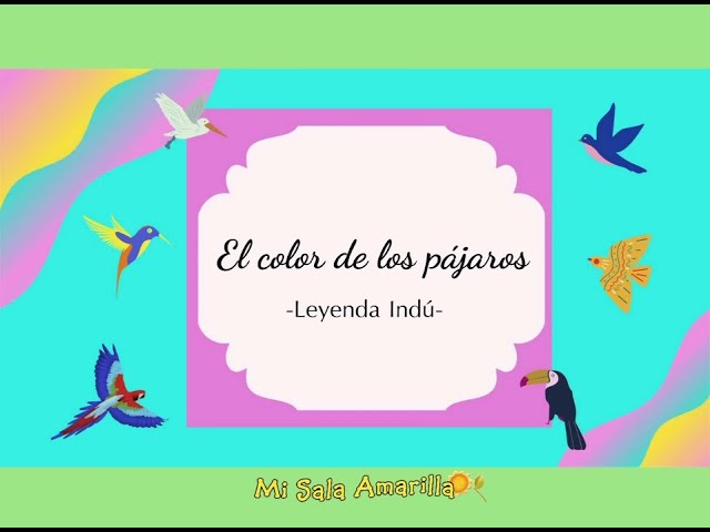 el color de las aves cuento