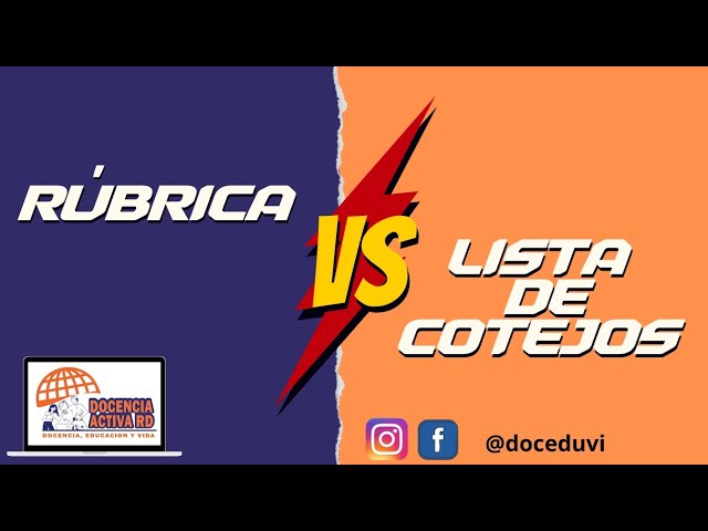 listas de cotejo para evaluar actividades