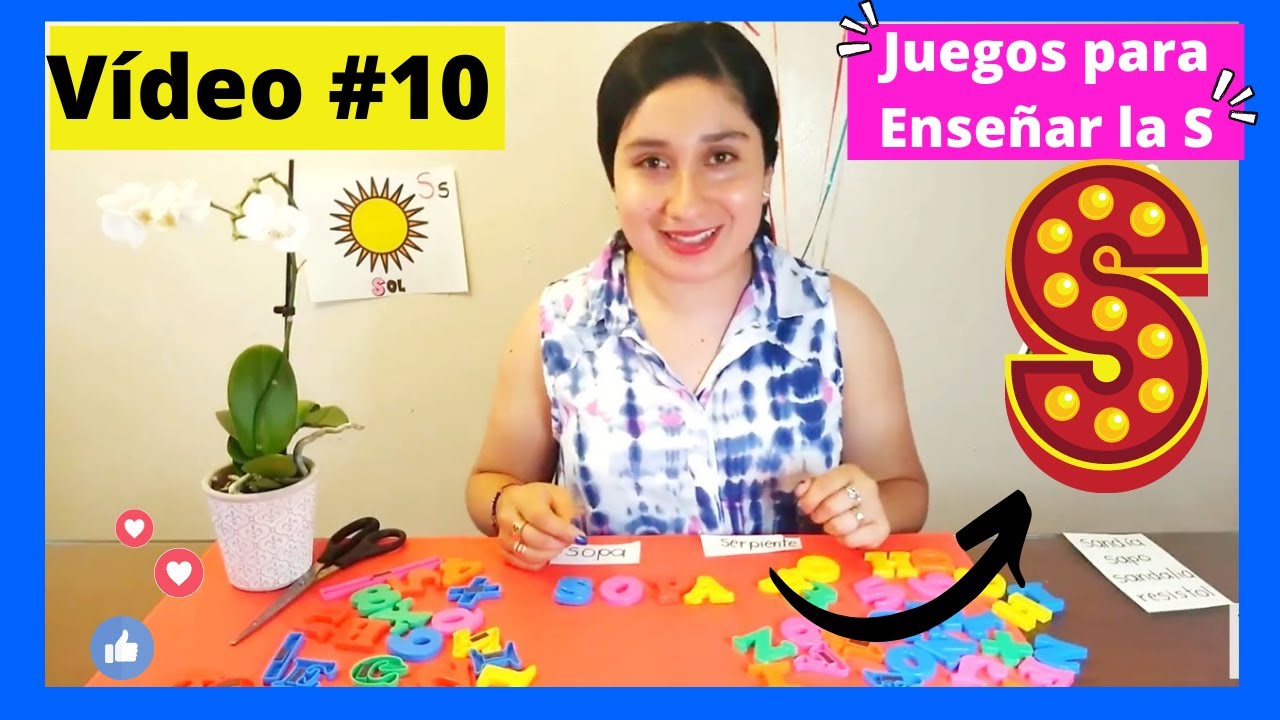 ludicas actividades con la letra s