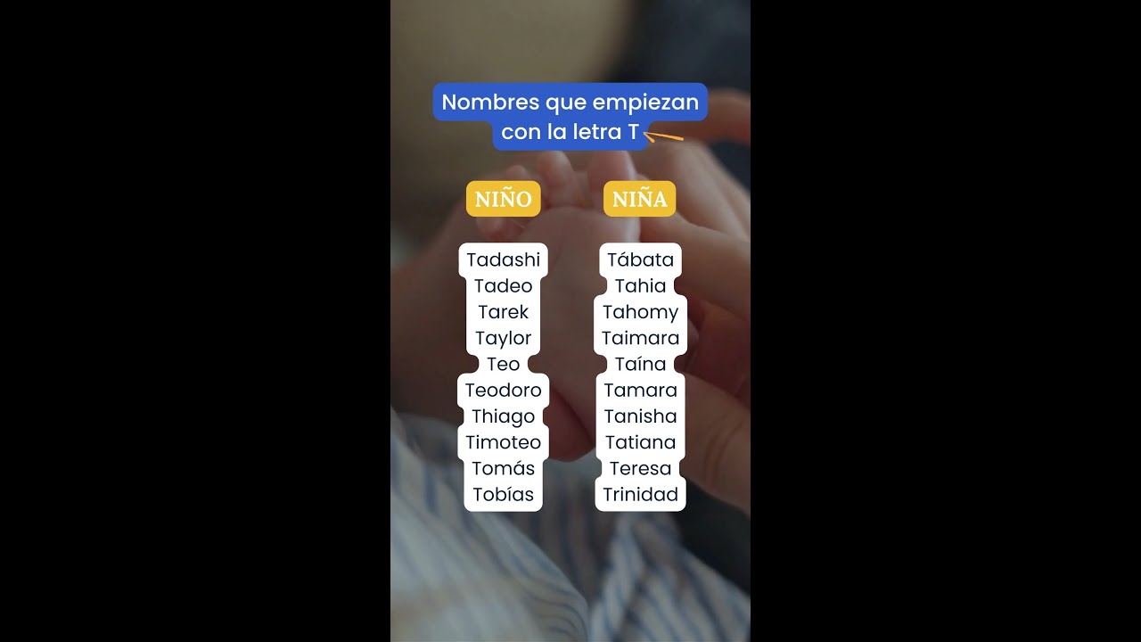 nombre que empiece con la letra t