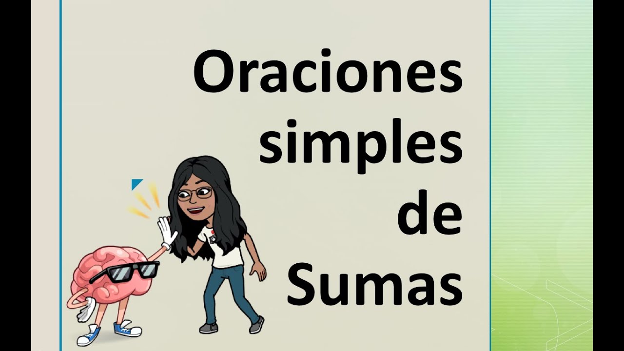 oraciones con la palabra en suma