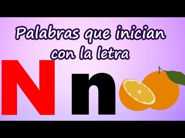 palabras bonitas que empiecen con n