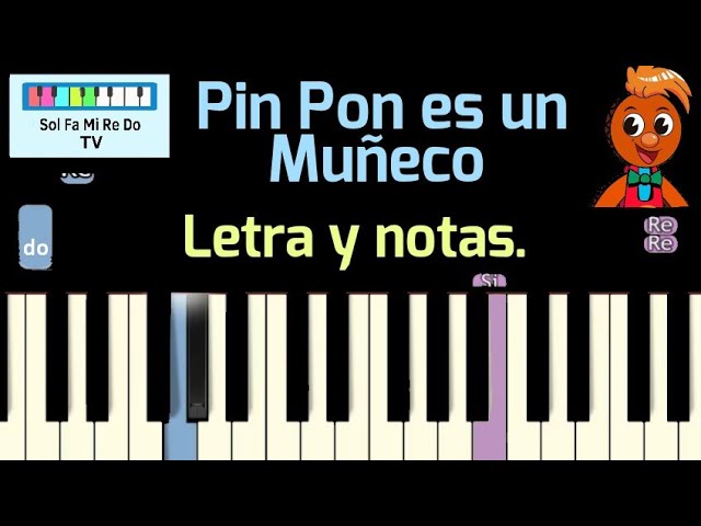 pin pon es un muñeco letra y acordes