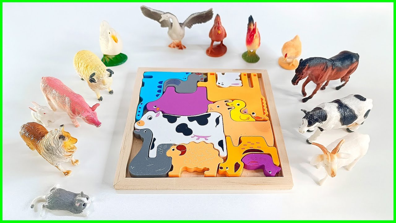 rompecabeza de animales de la granja