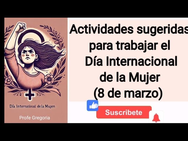 actividad dia de la mujer para primaria