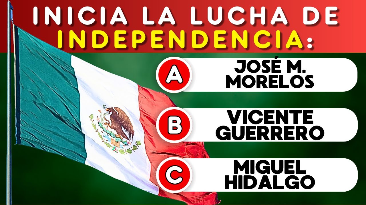 examen de la independencia de méxico