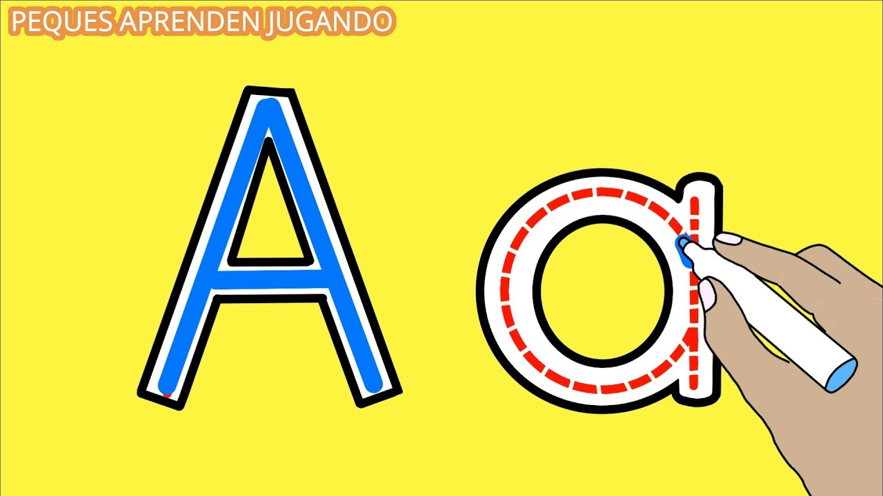 trazos de las vocales para niños